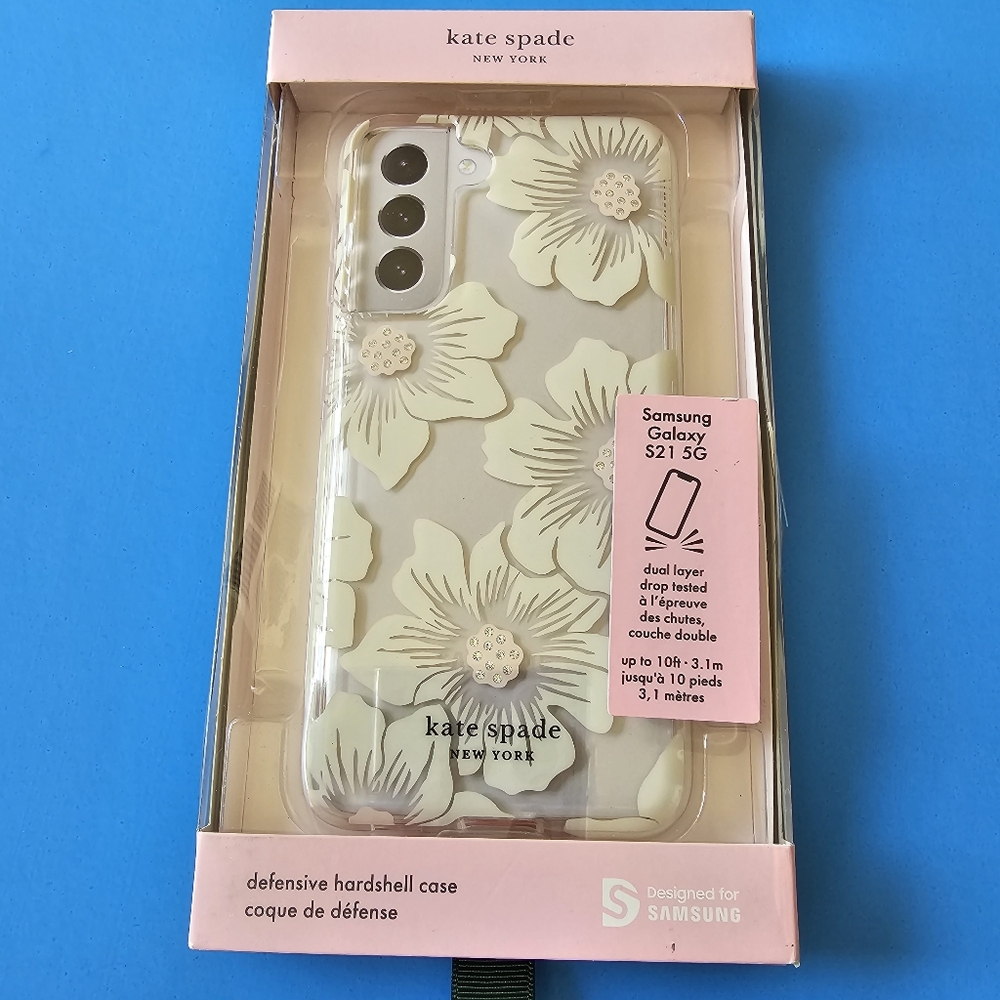Galaxy S21 5G - Kate Spade New York Case (HOLLYHOCK FLORAL)